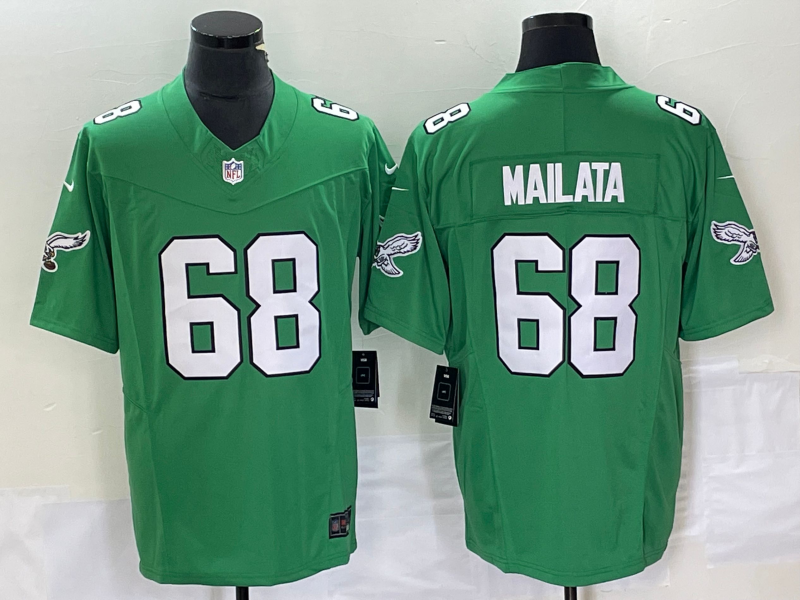 Men's Philadelphia Eagles Jordan Mailata #68 Kelly Green Jersey
